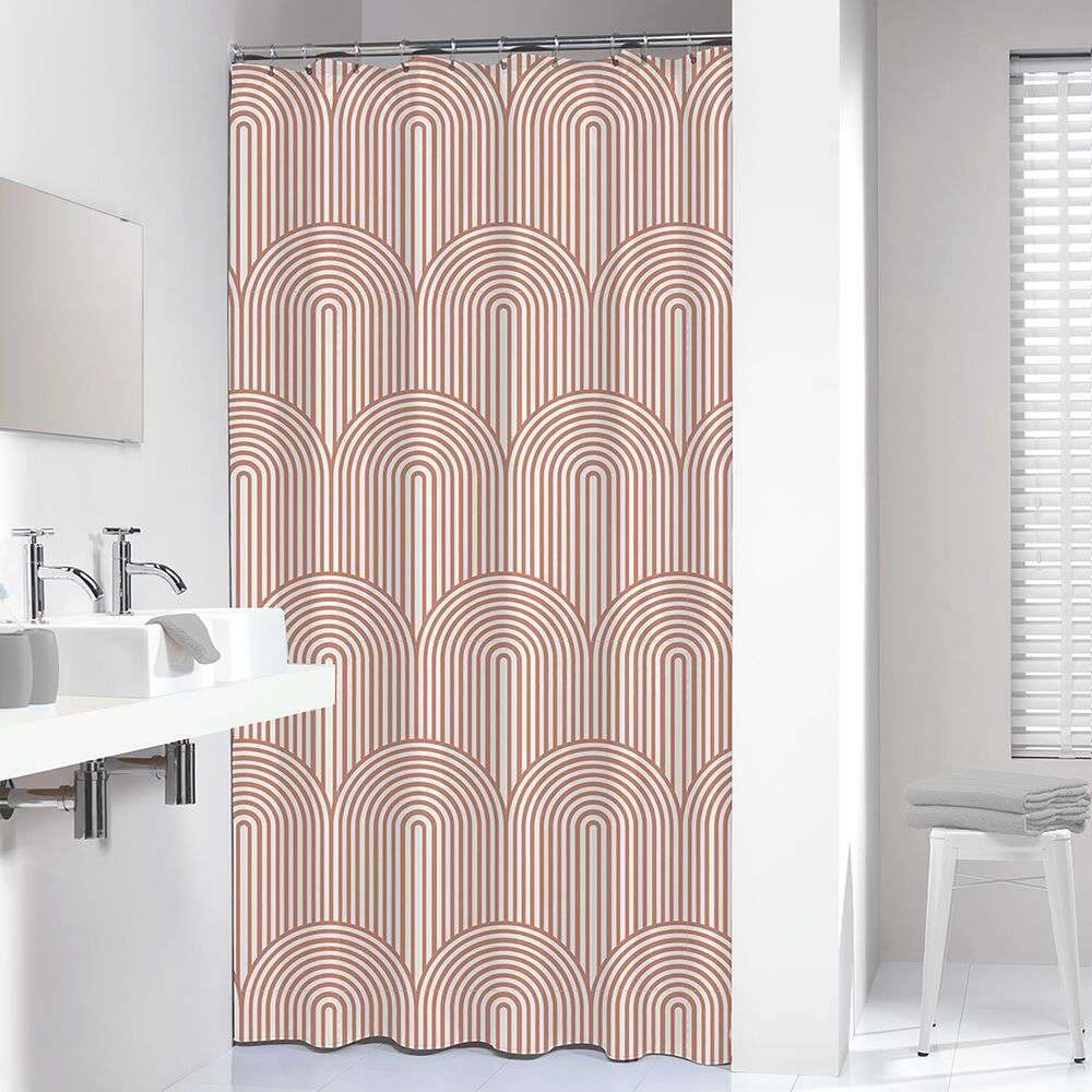 sealskin Κουρτίνα Μπάνιου Αδιάβροχη Πλαστική 180x200εκ. Brave Dark Pink Sealskin 800149 (Χρώμα: Ροζ, Υλικό: Peva) - sealskin - sl-800149