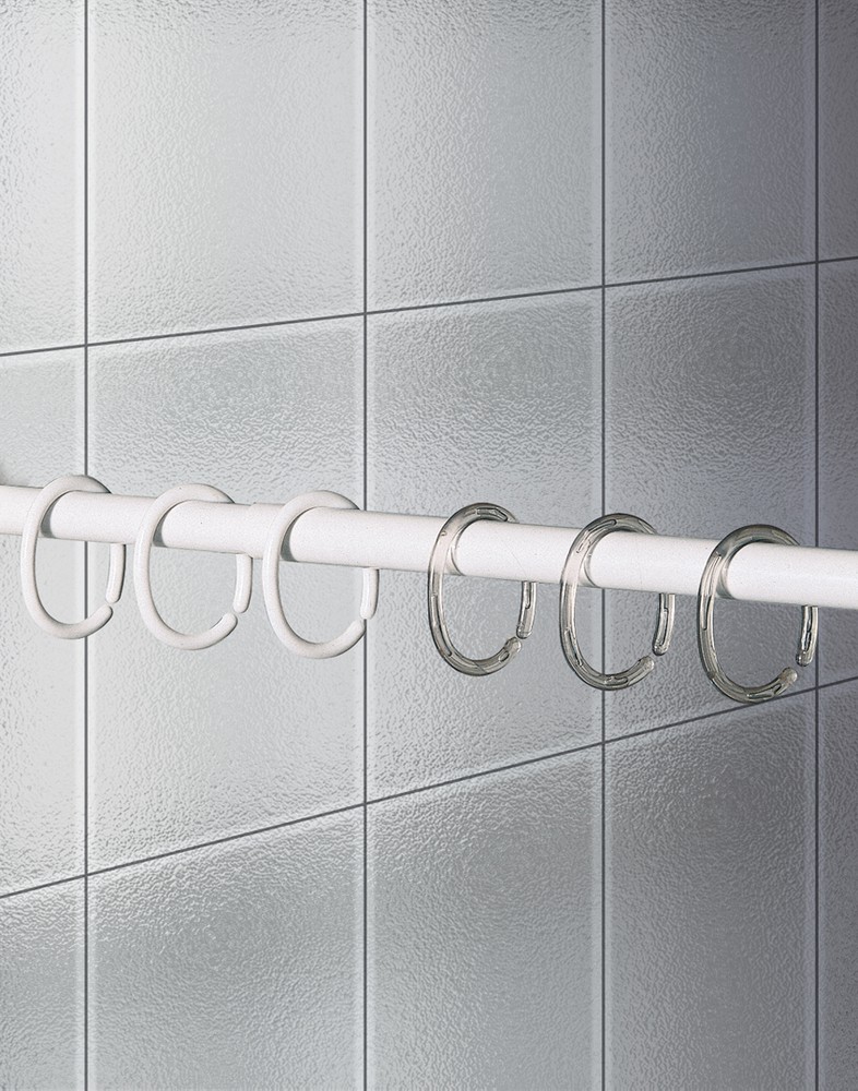 sealskin Κρίκοι Κουρτίνας Μπάνιου Σετ 12τμχ Πολυπροπυλενίου Διάφανοι Transparent Sealskin 007-00002 (Υλικό: Πλαστικό, Χρώμα: Διάφανο ) - sealskin - sl-007-00002