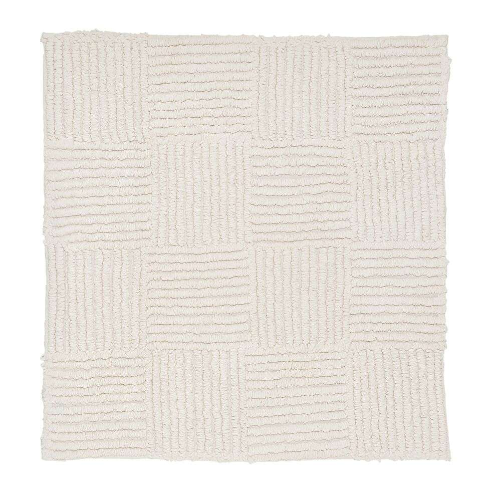 Ταπέτο Μπάνιου Αντιολισθητικό Βαμβακερό 60x60εκ. Reverse Ivory Sealskin 800104 (Ύφασμα: Βαμβάκι 100%, Χρώμα: Ιβουάρ) - sealskin - sl-800104