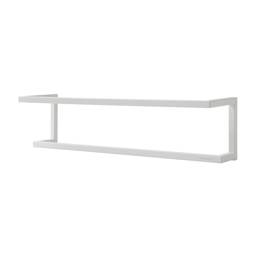 Κρεμάστρα Επιτοίχια Μεταλλική Λευκή 48x12x12εκ. Carre S