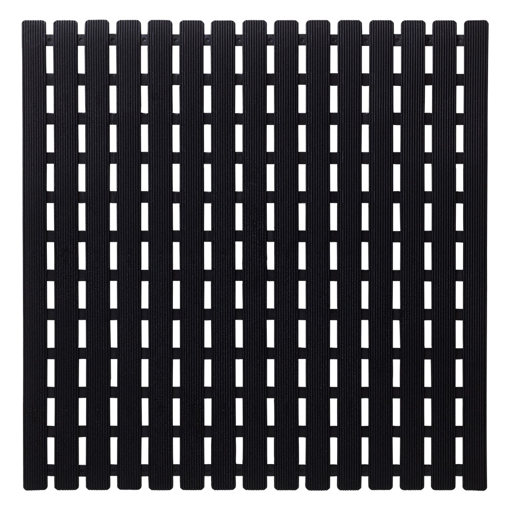 Ταπέτο Αντιολισθητικό Ντουζιέρας PP&TPE 54x54εκ. Nora Black Sealskin 800652 (Χρώμα: Μαύρο, Υλικό: 100% ανακυκλωμένο PP & ανακυκλωμένο TPE) - sealskin - sl-800652