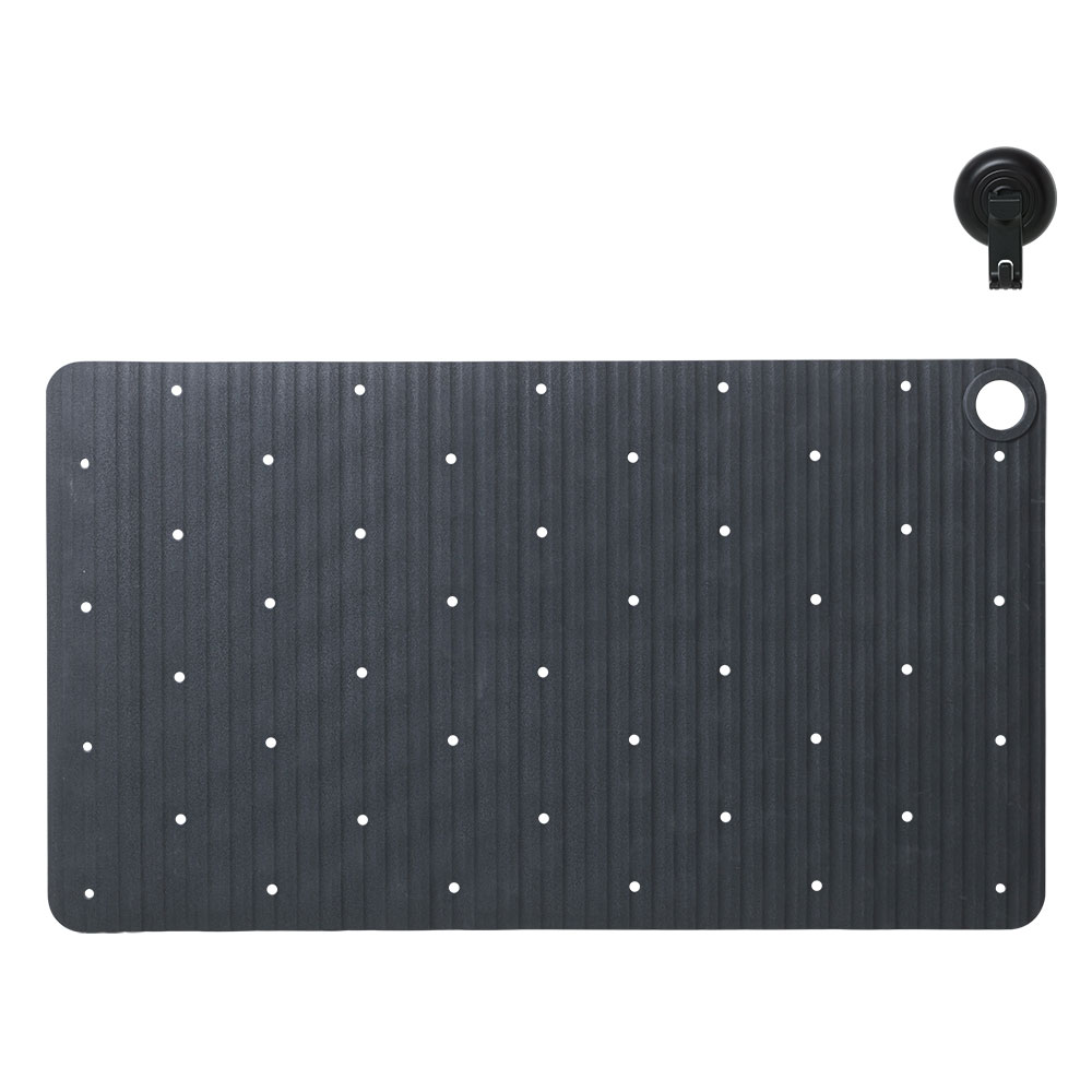 Ταπέτο Αντιολισθητικό Μπανιέρας Καουτσούκ 40x70εκ. Ribb Anthracite Sealskin 800624 (Χρώμα: Ανθρακί, Υλικό: Καουτσούκ) - sealskin - sl-800624