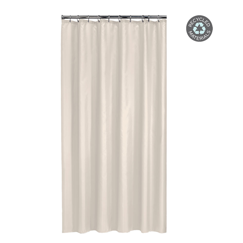 sealskin Κουρτίνα Μπάνιου Αδιάβροχη Πλαστική 180x200εκ. Cosima Off-White Sealskin 800641 (Ύφασμα: 70% Ανακυκλωμένο PE + 30% EVA, Χρώμα: Off-White) - sealskin - sl-800641