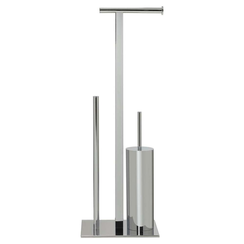 Αξεσουάρ Μπάνιου 24home - ΣΗΜΑΝΤΙΚΟ: Σε περίπτωση διαφοράς τιμής από το κατάστημα ισχύει παντα και μόνο η τιμή του καταστήματος Πιγκάλ Με Χαρτοθήκη Μεταλλικό 27,5x19,8x73,5εκ. Squere