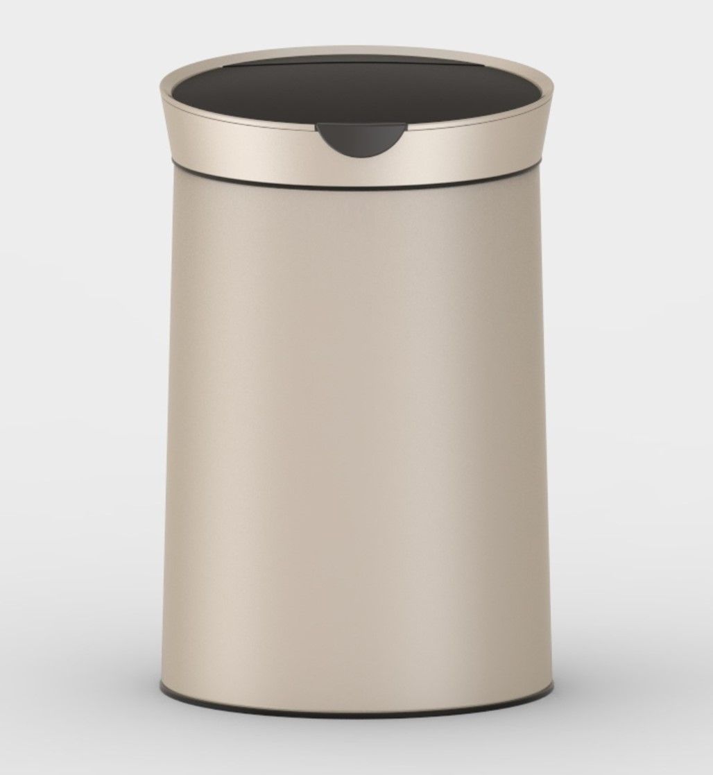 Αυτόματος Κάδος Με Φωτοκύτταρο 10lt Σαμπανί Φ26,5x41,8εκ. MRShome MRS45010C (Υλικό: Μεταλλικό, Χρώμα: Σαμπανί) - sealskin - sl-MRS45010C