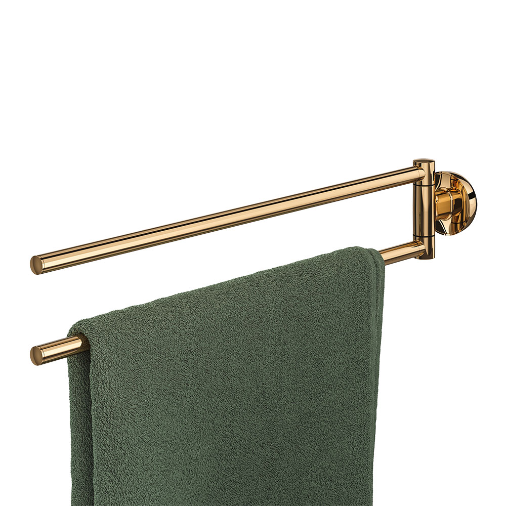 sealskin - ΣΗΜΑΝΤΙΚΟ: Σε περίπτωση διαφοράς τιμής από το κατάστημα ισχύει παντα και μόνο η τιμή του καταστήματος Κρεμάστρα Με Δύο Βραχίονες Cooper Polished Gold 45,9x5,