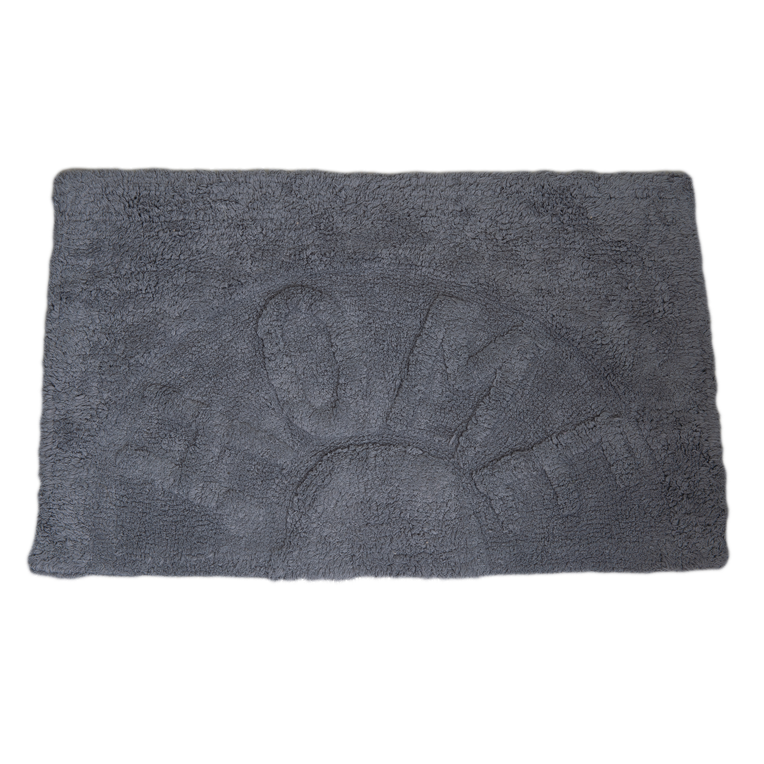 Ταπέτο Μπάνιου Βαμβακερό Γκρι 50x80εκ. HOME MRShome DS-3994002 (Ύφασμα: Βαμβάκι 100%, Χρώμα: Γκρι) - sealskin - sl-DS-3994002