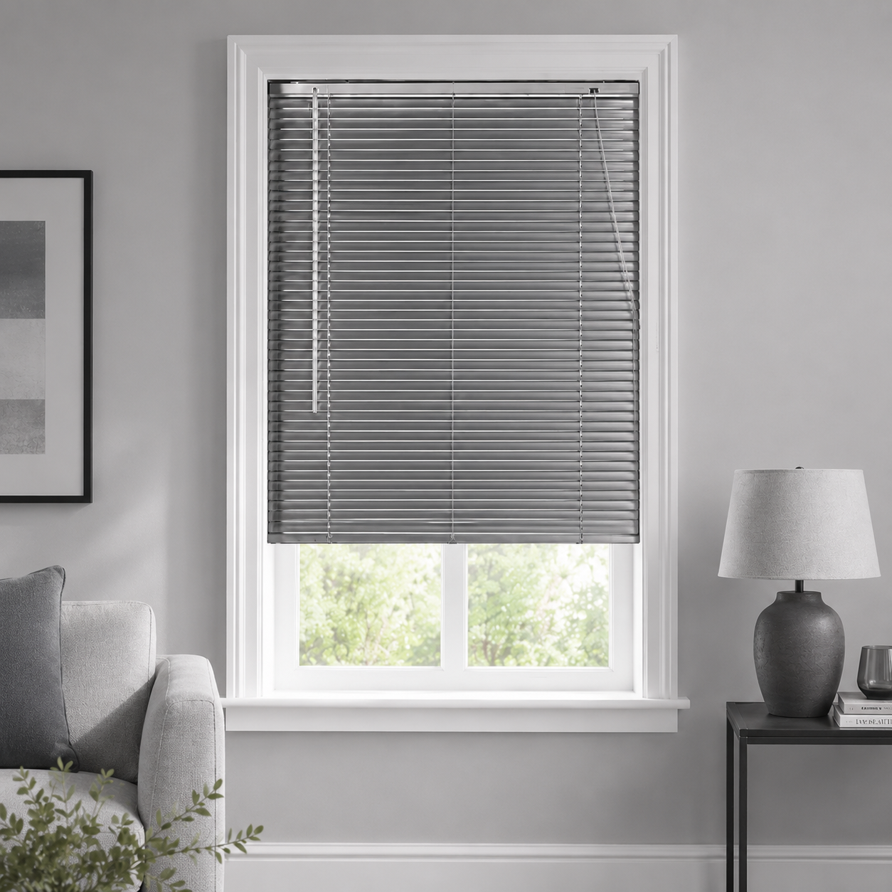 Μεταλλικό Στόρι Aλουμινίου 25mm-100x140εκ. Grey MRShome GR100140 (Υλικό: Μεταλλικό, Χρώμα: Γκρι) - MRS HOME - sl-DRV-GR100140