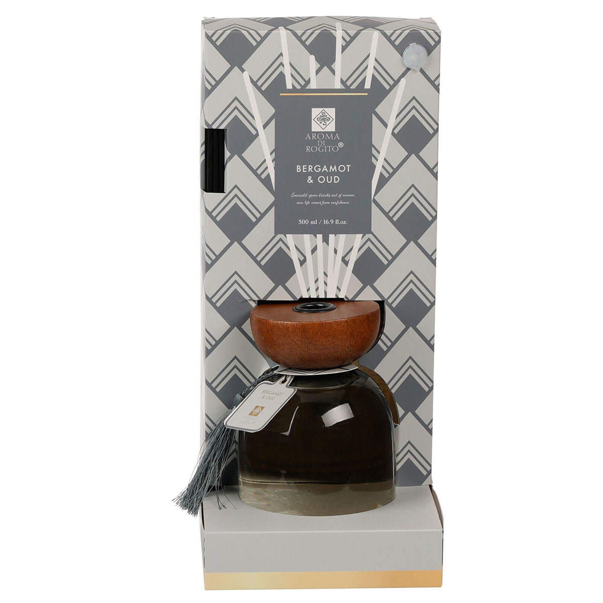 Αρωματικό Χώρου Με Sticks 500ml Bergamot & Oud MRShome 0079004 - MRS HOME - sl-DF-0079004