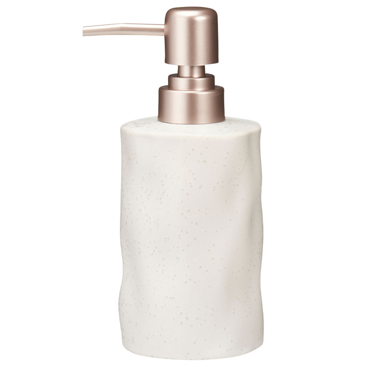 Ντισπένσερ Stoneware 300ml-9x7,3x17,5εκ. White MRShome 0095001 (Χρώμα: Λευκό, Υλικό: Stoneware) - MRS HOME - sl-DF-0095001