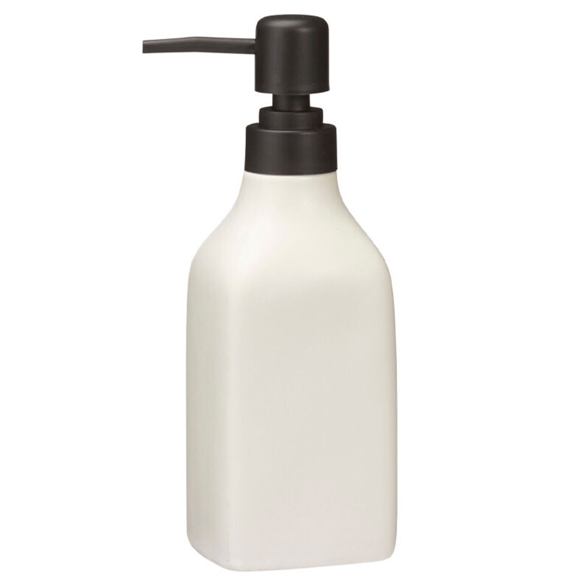 Ντισπένσερ Stoneware 350ml-9x6x19,5εκ. White MRShome 0096001 (Χρώμα: Λευκό, Υλικό: Stoneware) - MRS HOME - sl-DF-0096001