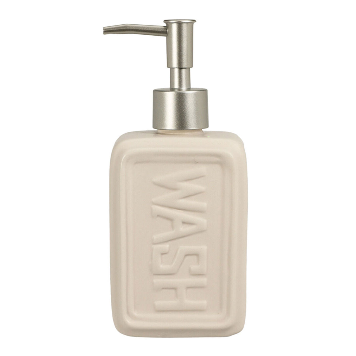 Ντισπένσερ Δολομίτη 300ml-8x5,5x18,2εκ. White MRShome 0097001 (Χρώμα: Λευκό, Υλικό: Δολομίτης) - MRS HOME - sl-DF-0097001