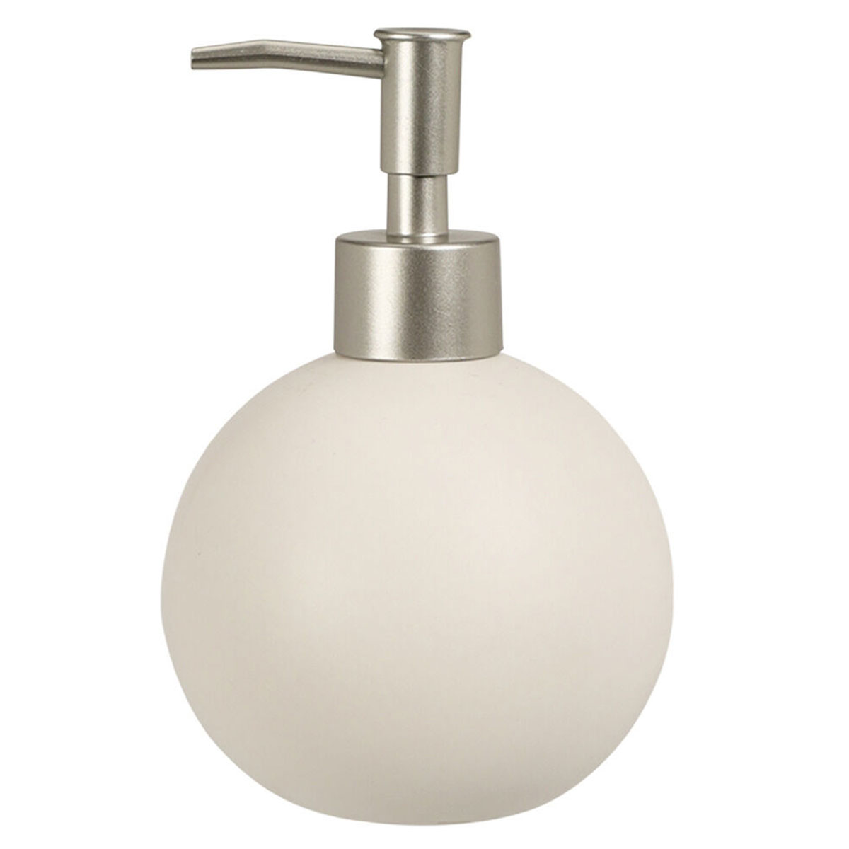 Ντισπένσερ Στρογγυλό Δολομίτη 375ml-Φ10,7x15,4εκ. White MRShome 0098001 (Χρώμα: Λευκό, Υλικό: Δολομίτης) - MRS HOME - sl-DF-0098001