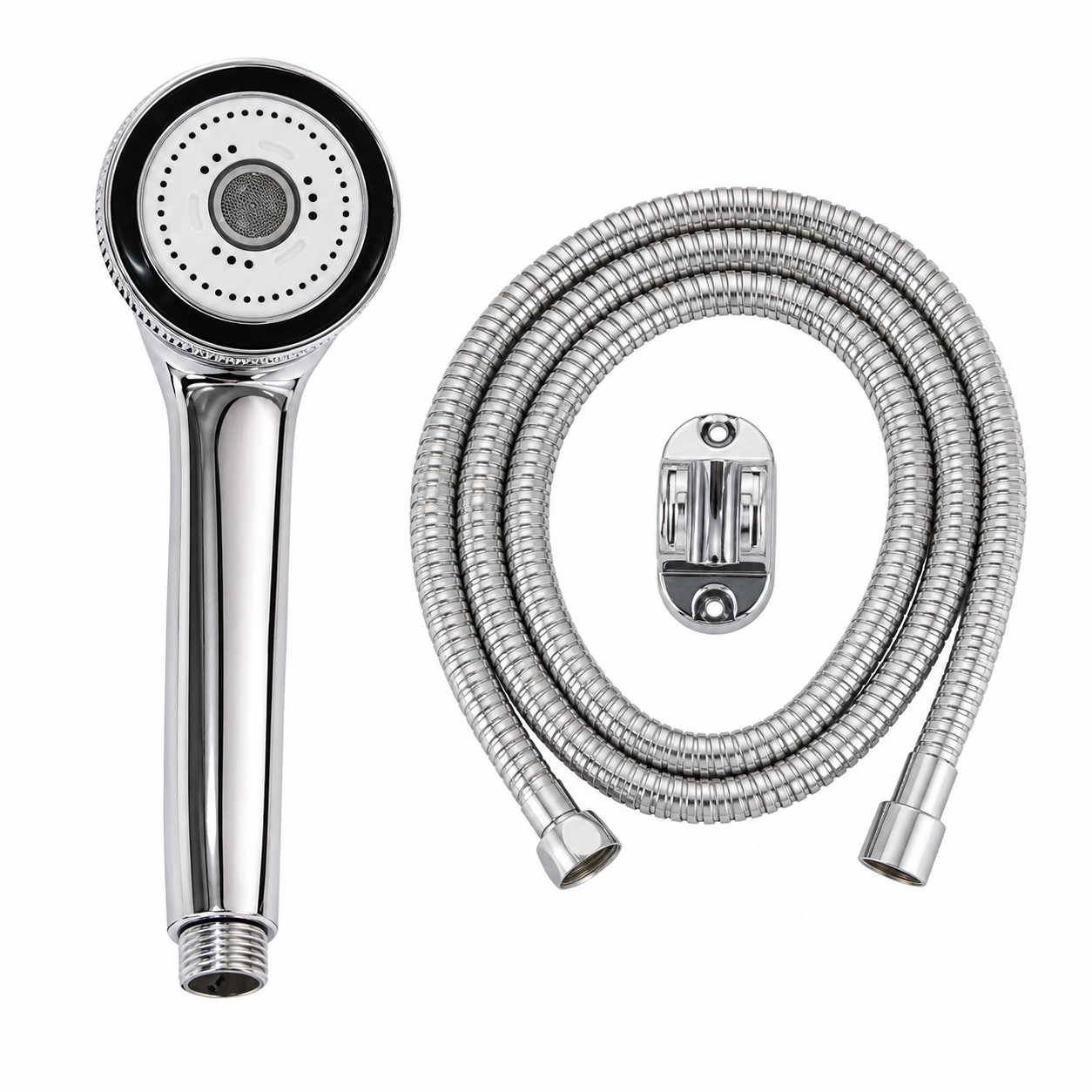 Σετ Κεφαλής Ντους Inox MRShome DC-021003 (Υλικό: Μεταλλικό, Χρώμα: Inox) - sealskin - sl-DC-021003