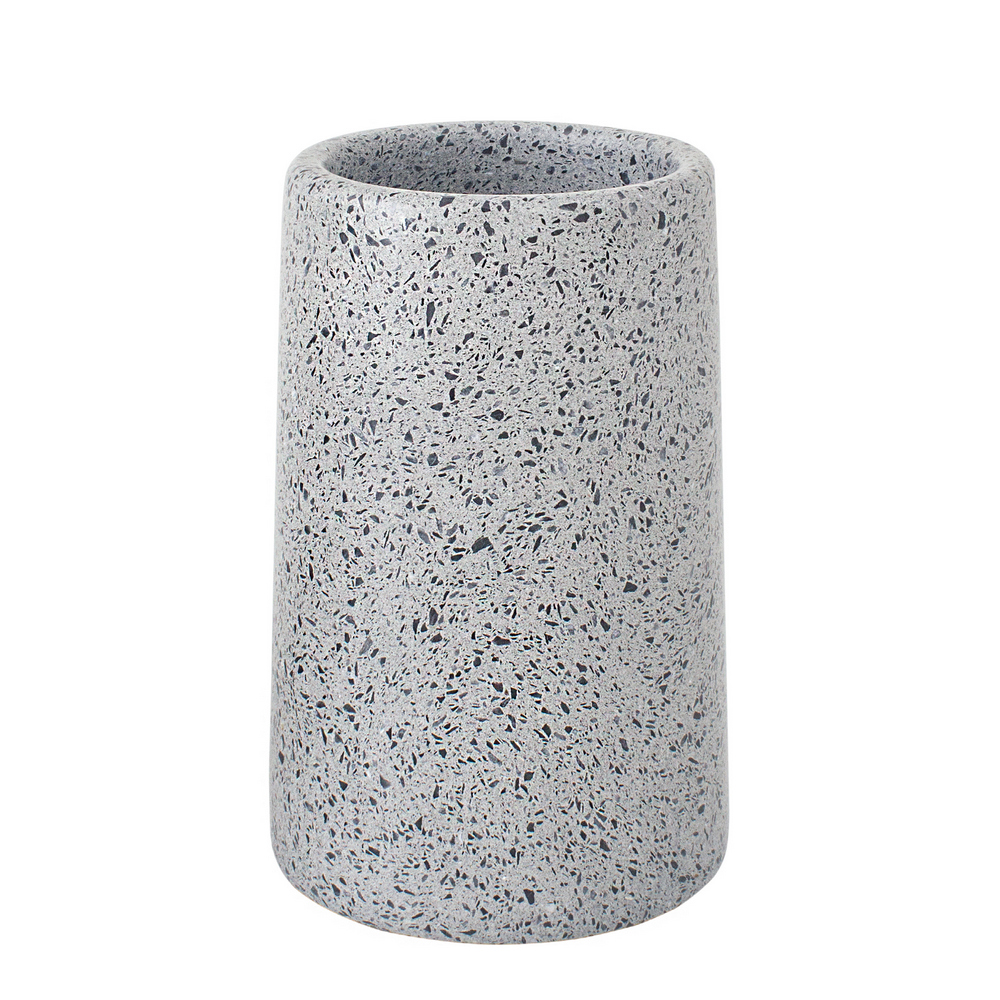 Ποτηροθήκη Από Μάρμαρο Γκρι Φ7,5x12,3εκ.-250ml Q BATH AWD02341555 (Υλικό: Μάρμαρο, Χρώμα: Γκρι) - sealskin - sl-AWD02341555