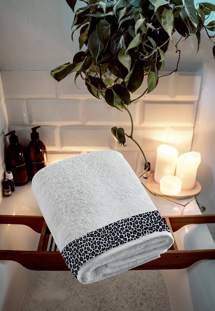 Σετ 3τμχ Πετσέτες Βαμβακερές Masai White Makis Tselios (Ύφασμα: Βαμβάκι 100%, Μέγεθος: Σετ) - Makis Tselios - 285140123456