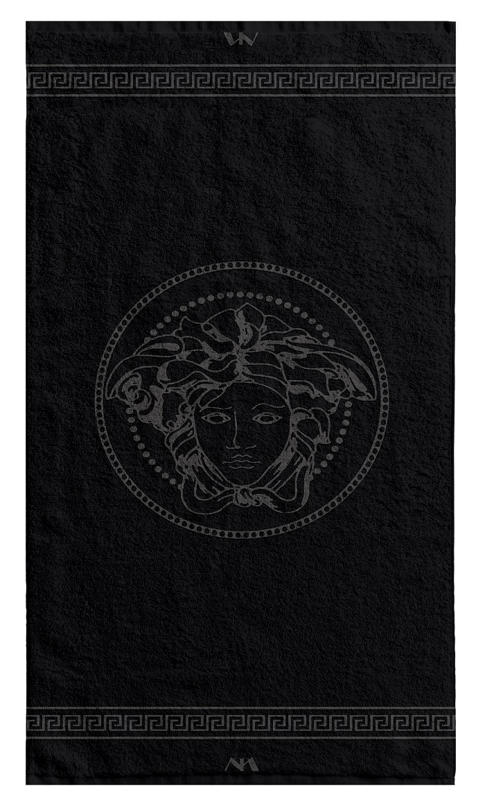 Πετσέτα Θαλάσσης Βαμβακερή 90x170εκ. Zeus Black Makis T