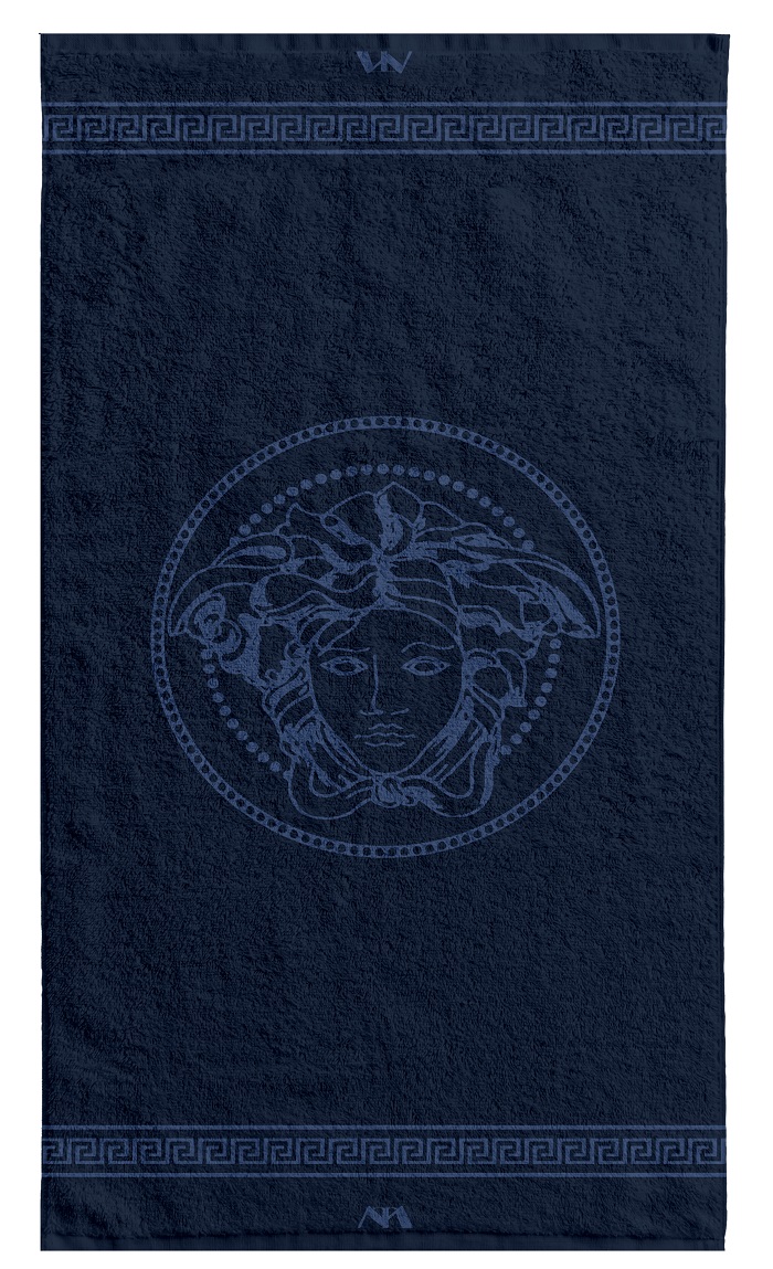 Πετσέτα Θαλάσσης Βαμβακερή 90x170εκ. Zeus Dark Blue Mak