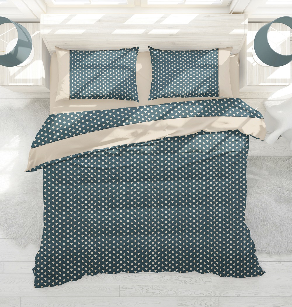Σετ Σεντόνια Βαμβακερά King 270x290εκ. Drops Makis Tselios (Ύφασμα: Βαμβάκι 100%, Τύπος κατωσέντονου: Χωρίς Λάστιχο, Μέγεθος: Υπέρδιπλα) - Makis Tselios - 900320123456