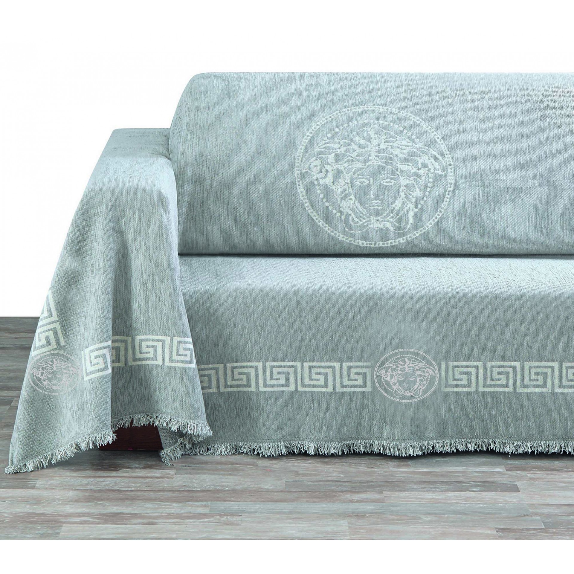 Makis Tselios Ριχτάρι Σενίλ Τριθέσιος 180x300εκ. Γκρι Olympus 1 Makis Tselios (Ύφασμα: Chenille, Χρώμα: Γκρι) - Makis Tselios - 206520123456