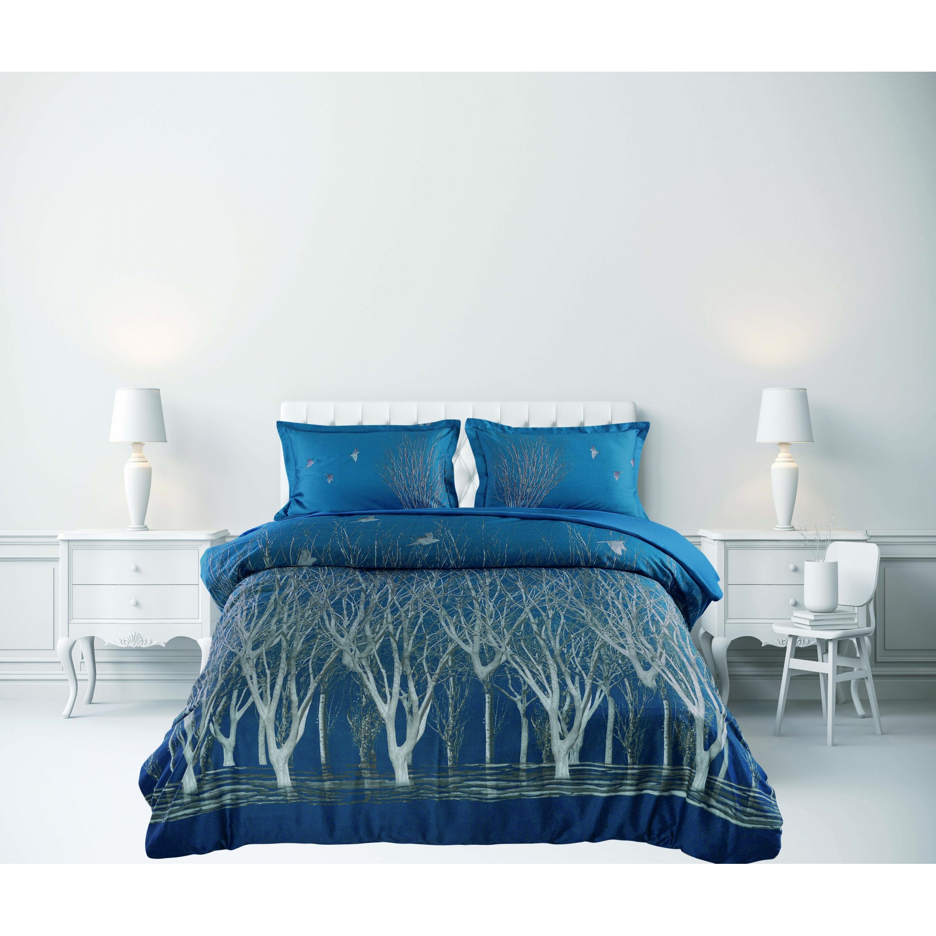 Σετ Παπλωματοθήκη Βαμβακοσατέν King 240x250εκ. Mystic M