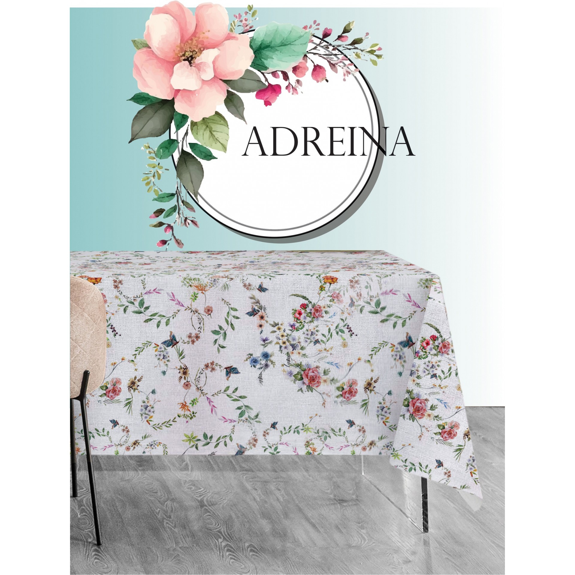 Τραπεζομάντηλα 24home - ΣΗΜΑΝΤΙΚΟ: Σε περίπτωση διαφοράς τιμής από το κατάστημα ισχύει παντα και μόνο η τιμή του καταστήματος Τραπεζομάντηλο Βαμβακερό 160x220εκ. Adreina Makis Tseli