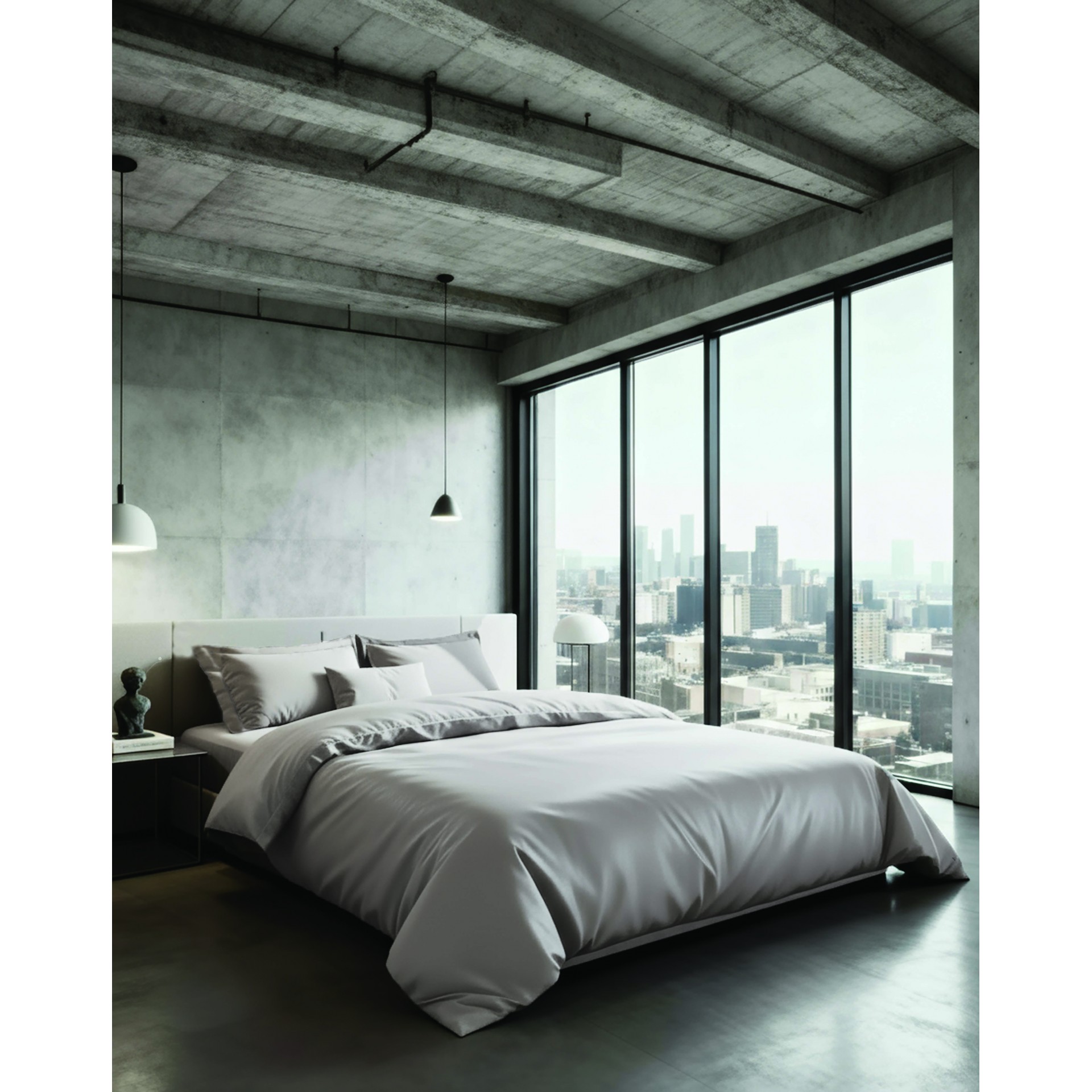 Σεντόνι Μεμονωμένο Βαμβακοσατέν King 270x290εκ. City 2 Silver Makis Tselios (Ύφασμα: Βαμβακοσατέν, Τύπος κατωσέντονου: Χωρίς Λάστιχο, Χρώμα: Ασημί , Μέγεθος: King Size) - Makis Tselios - 901340123456