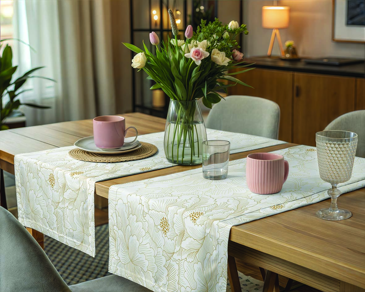 Runner Βαμβακερό 45x150εκ. Palermo Makis Tselios (Ύφασμα: Βαμβάκι 100%) - Makis Tselios - 990240123456