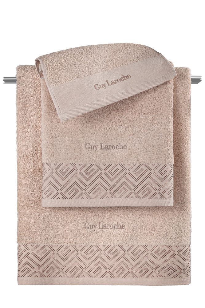 Σετ 3τμχ Πετσέτες Βαμβακερές Emblem Old Pink Guy Laroch