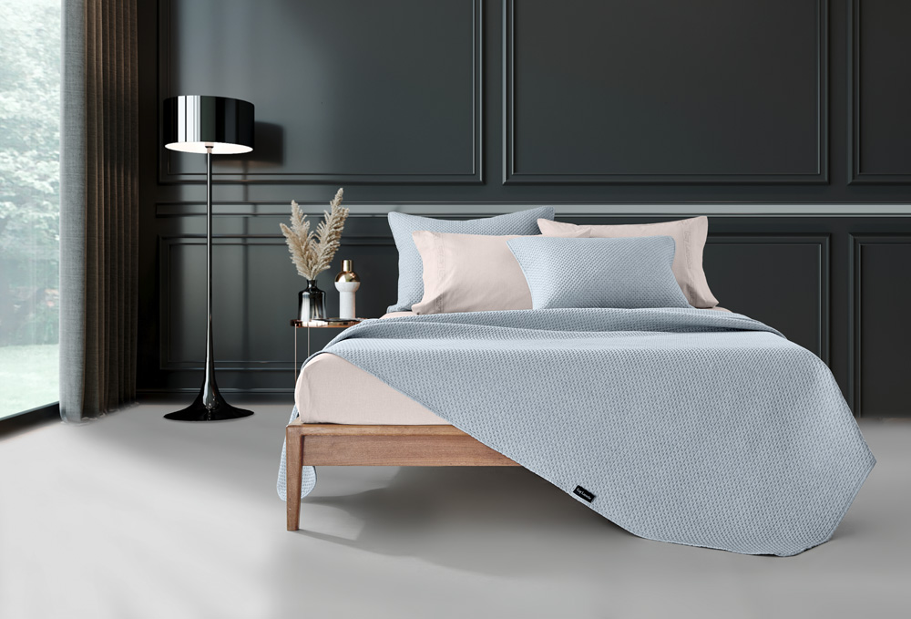 Σετ Κουβερλί Microfiber Υπέρδιπλο 220x240εκ. Idol Blue 