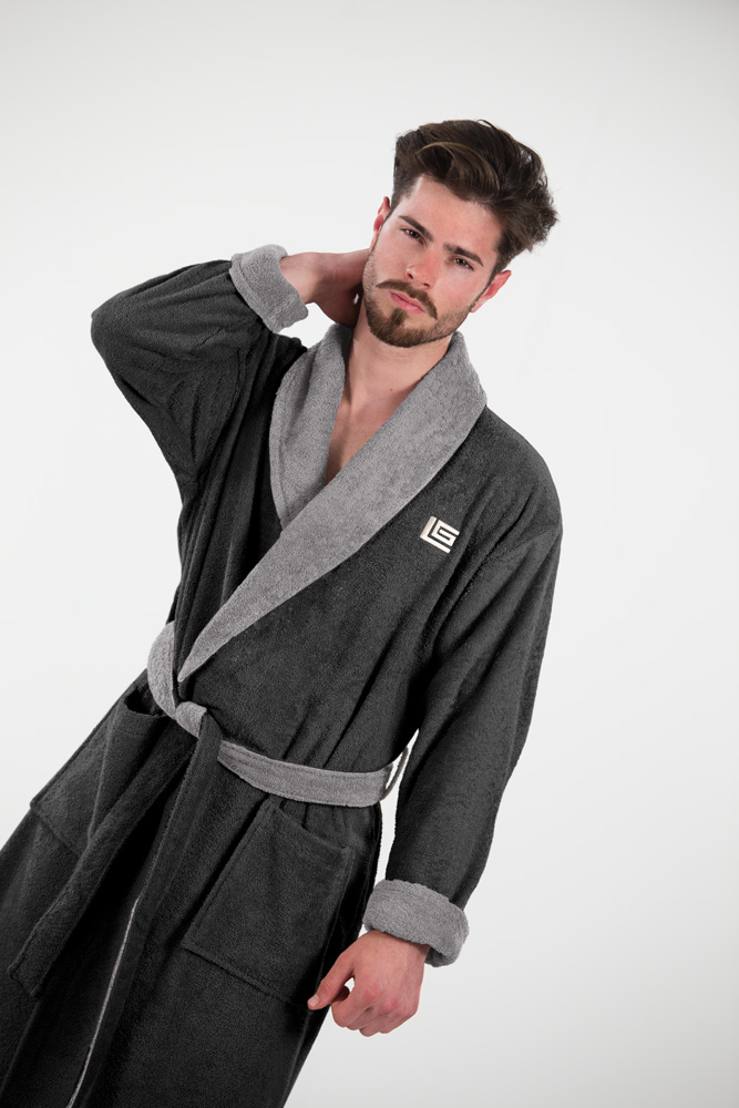 Μπουρνούζι Βαμβακερό Duo Noir Medium Guy Laroche (Ύφασμ