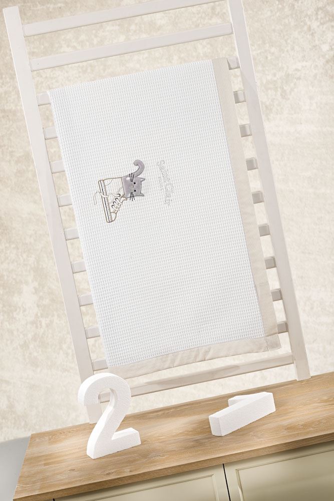 Κουβέρτες, Παπλώματα 24home - ΣΗΜΑΝΤΙΚΟ: Σε περίπτωση διαφοράς τιμής από το κατάστημα ισχύει παντα και μόνο η τιμή του καταστήματος Κουβέρτα Πικέ Βαμβακερή Κούνιας Max 110x150εκ. Saint Cl