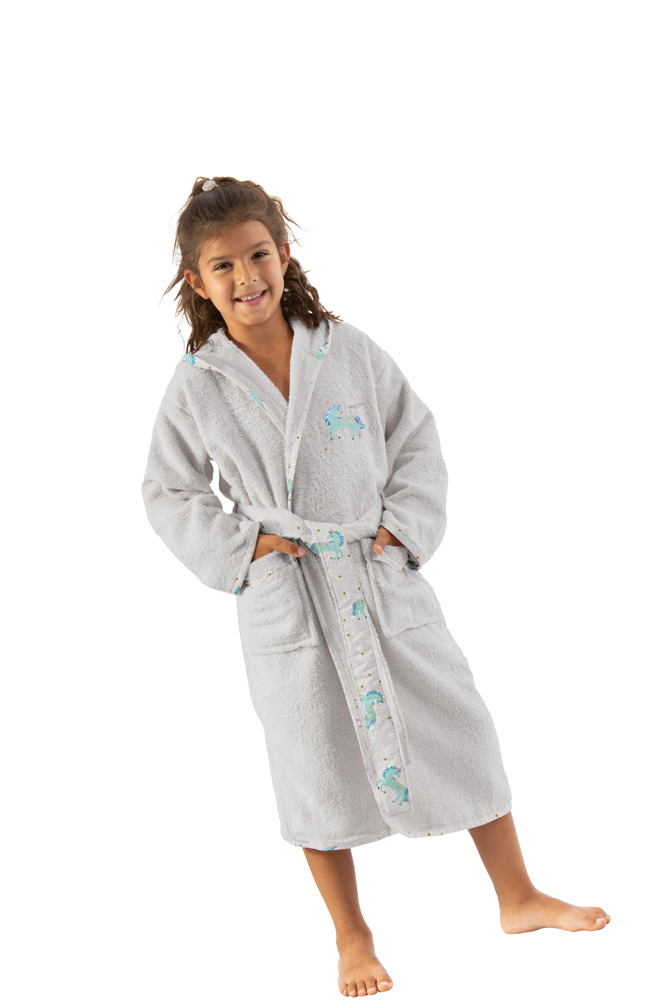 Παιδικό Μπουρνούζι Βαμβακερό Pinto Aqua 4-6 ετών Saint 