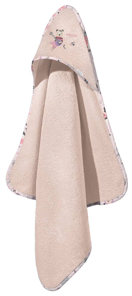 Saint Clair Κάπα Βρεφική Βαμβακερή Jazz Lilac 75x75εκ. Saint Clair (Ύφασμα: Βαμβάκι 100%, Χρώμα: Λιλά, Μέγεθος: Βρεφικό) - Saint Clair - 5206480646232