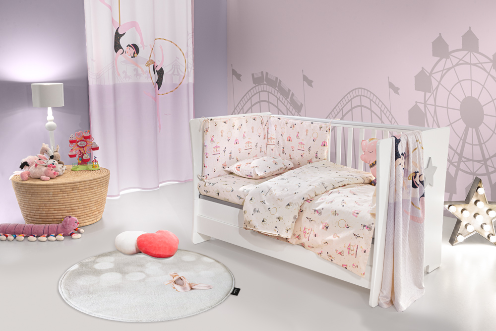Saint Clair Σετ 3τμχ Βρεφική Προίκα Βαμβακερή Enjoy Pinky Saint Clair (Ύφασμα: Βαμβάκι 100%, Χρώμα: Ροζ) - Saint Clair - 5206480639371