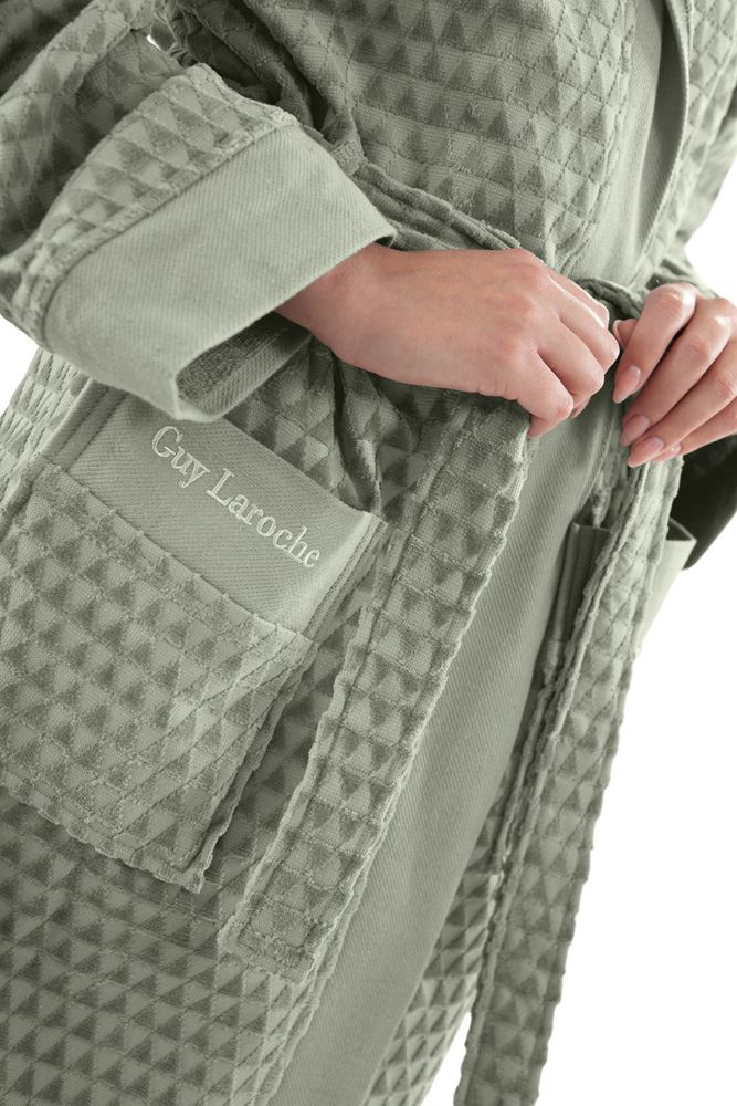 Μπουρνούζι Βαμβακερό Tokyo Khaki Medium Guy Laroche (Ύφ