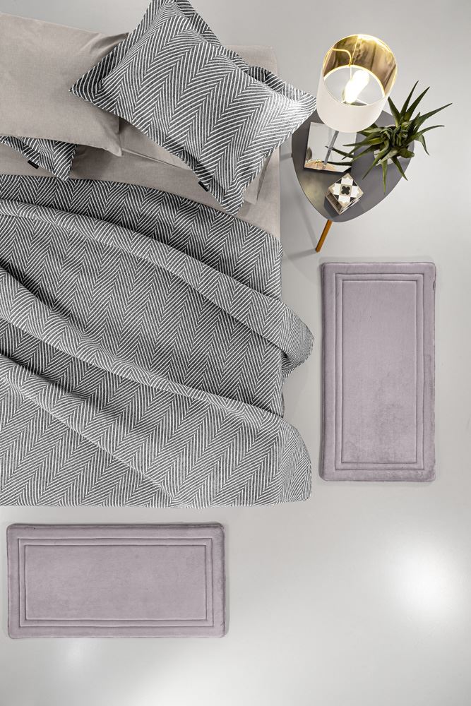 Guy Laroche - ΣΗΜΑΝΤΙΚΟ: Σε περίπτωση διαφοράς τιμής από το κατάστημα ισχύει παντα και μόνο η τιμή του καταστήματος Σετ 2τμχ Χαλί Κρεβατοκάμαρας 60x120εκ. Softy Melanze Gu