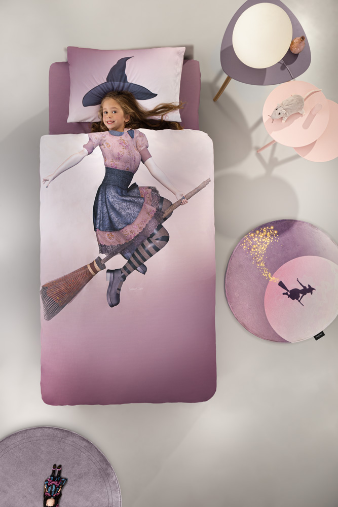 Σετ Παπλωματοθήκη Βαμβακερή Μονή 160x225εκ. Spell Saint