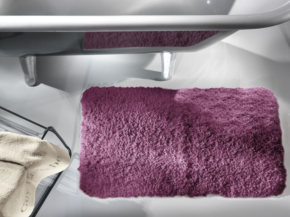 Guy Laroche Ταπέτο Μπάνιου Βαμβακερό Portofino Purple 53x86εκ. Guy Laroche (Ύφασμα: Βαμβάκι 100%, Χρώμα: Μωβ) - Guy Laroche - 5206480585111