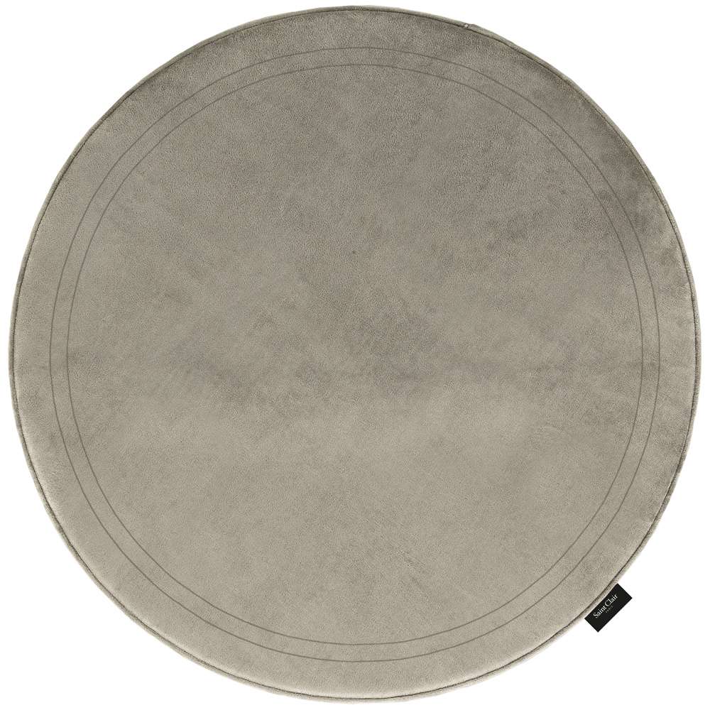 Χαλί Memory Foam Στρογγυλό 100εκ. Softy Mink Saint Clai