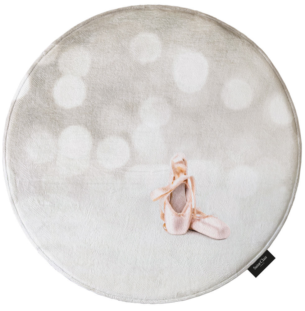 Saint Clair Χαλί Memory Foam Στρογγυλό 100εκ. Softy Ballet Saint Clair - Saint Clair - 5206480585890