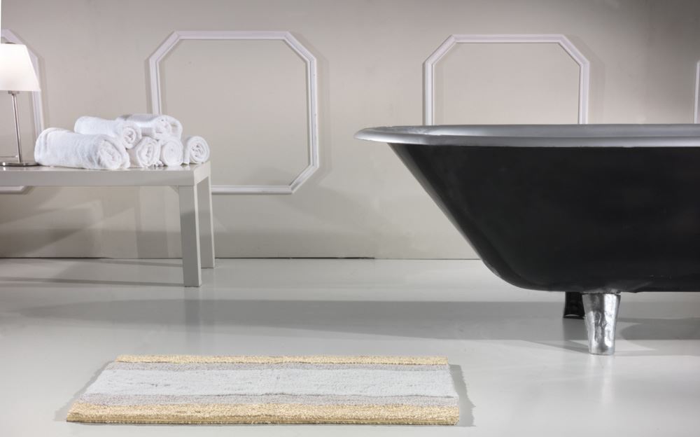 Ταπέτο Μπάνιου Βαμβακερό Isolda Gold 55x90εκ. Guy Laroche (Ύφασμα: Βαμβάκι 100%, Χρώμα: Χρυσό ) - Guy Laroche - 5206480346682