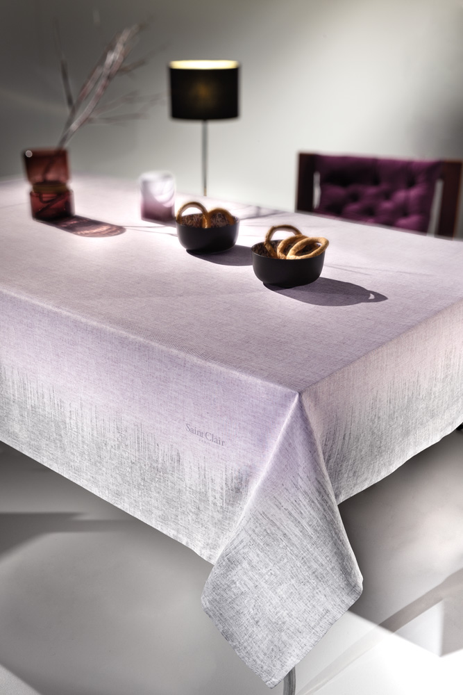 Τραπεζομάντηλο Polyester 1021 Lilac-Silver 145x180εκ. S