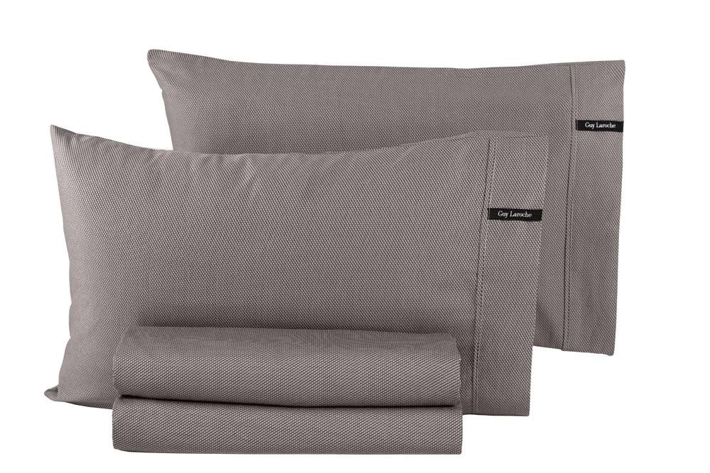 Ζεύγος Μαξιλαροθήκες Βαμβακοσατέν 50x70εκ. Minimal Mela