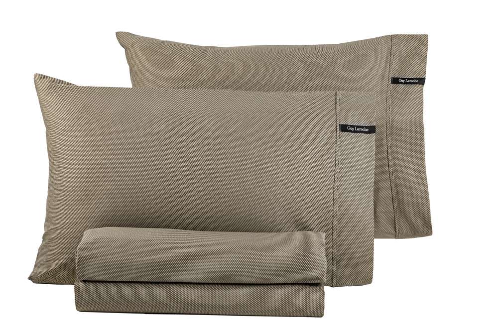 Ζεύγος Μαξιλαροθήκες Βαμβακοσατέν 50x70εκ. Minimal Wenge Guy Laroche (Ύφασμα: Βαμβακοσατέν, Χρώμα: Wenge) - Guy Laroche - 5206480642470