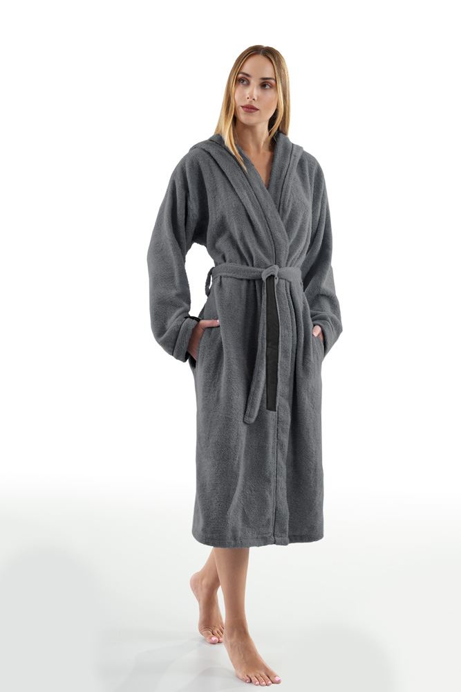 Μπουρνούζι Βαμβακερό Casual Titanium Large Guy Laroche 