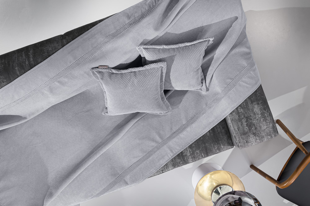 Ριχτάρι Τετραθέσιος Suede Microfiber Rubicon Silver 170x350εκ. Guy Laroche (Ύφασμα: Microfiber, Χρώμα: Ασημί ) - Guy Laroche - 5206480600913