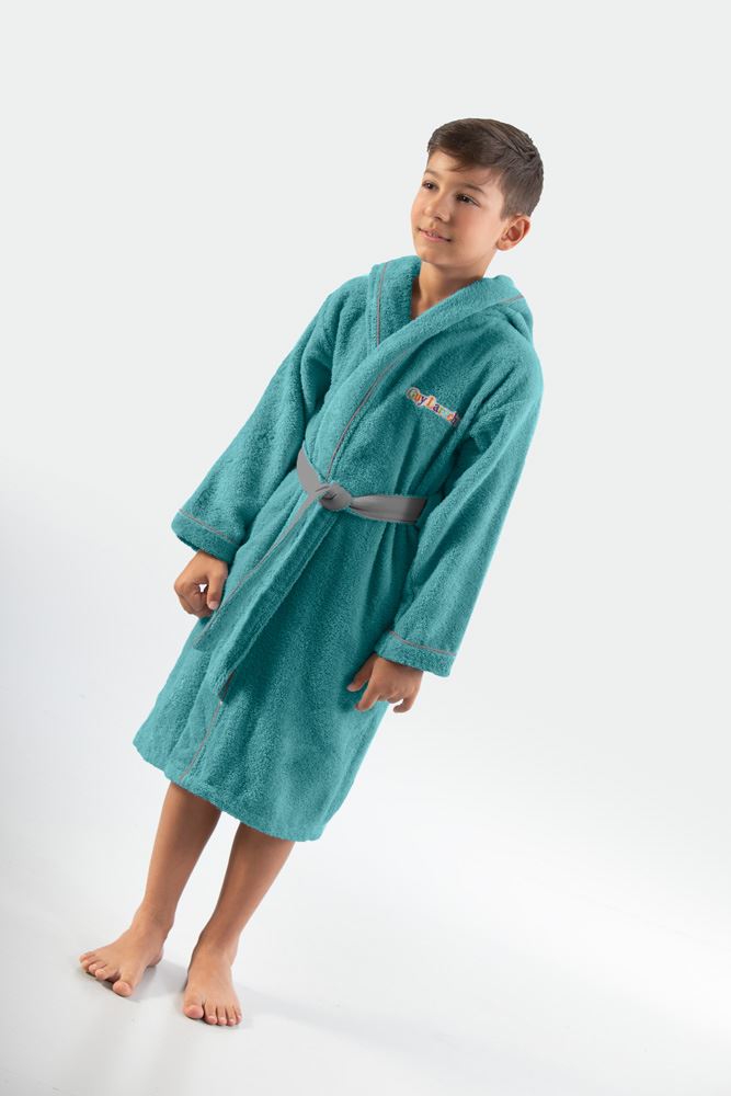 Παιδικό Μπουρνούζι Βαμβακερό 2-4 Kiddies Petrol Guy Laroche (Ύφασμα: Βαμβάκι 100%, Χρώμα: Πετρόλ , Μέγεθος: 2-4 Ετών) - Guy Laroche - 5206480614729