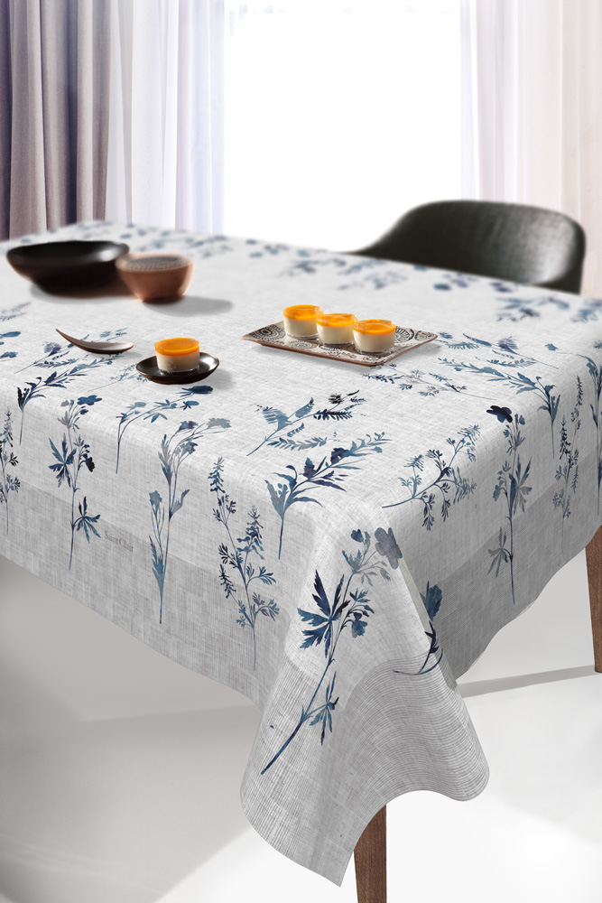 Saint Clair - ΣΗΜΑΝΤΙΚΟ: Σε περίπτωση διαφοράς τιμής από το κατάστημα ισχύει παντα και μόνο η τιμή του καταστήματος Τραπεζομάντηλο Αλέκιαστο Polyester 1050 Denim 145x260εκ