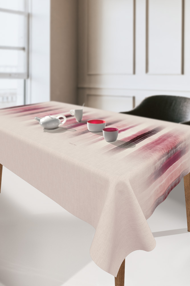 Τραπεζομάντηλα 24home - ΣΗΜΑΝΤΙΚΟ: Σε περίπτωση διαφοράς τιμής από το κατάστημα ισχύει παντα και μόνο η τιμή του καταστήματος Τραπεζομάντηλο Αλέκιαστο Polyester 1048 Dusty Pink 145x